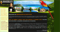 Desktop Screenshot of immobilieraucostarica.com