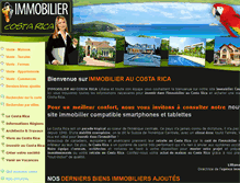 Tablet Screenshot of immobilieraucostarica.com